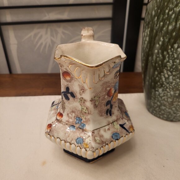 Victorian Era Keeling Staffordshire Losol Ware Jug Pitcher - Picture 3 of 10